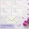 Better Office Products Thank You Cards & Envelopes with Metallic Gold Foil, 4 Delicate Pastel Floral Cover Designs, 50PK 64527 - alternate 2